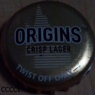 Origins Crisp Lager Brauerei Bier Kronkorken Twist Off Kronenkorken aus Australien
