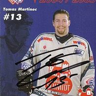 Tomas Martinec - Ice Tigers Nürnberg 04/05 - Mannheim, Heilbronn, Iserlohn