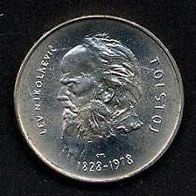 San Marino Silber 1 000 Lire 1978 stgl. Tolstoj