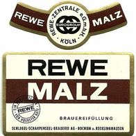 ALT ! Bieretikett REWE KÖLN Schlegel-Scharpenseel-Brauerei (†) Bochum Recklinghausen