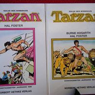 Konvolut-Tarzan-Bücher-Hethke Sontagsseiten 1931-1939, sehr guter Zustand !!