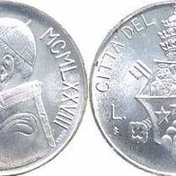 Vatikan Silber 1000 Lire "Papst Johannes PAUL I. ab 1978 (Albino Luciani)"
