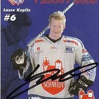 Lasse Kopitz - Ice Tigers Nürnberg 04/05 - Ex Frankfurt, Köln, Iserlohn Roosters
