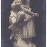 Skulptur Primo Bacio Gallerie Andreoni um 1917 Fotokarte