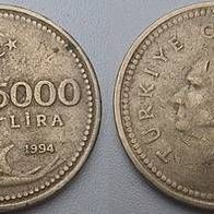 Türkei 5000 Lira 1994 ## N