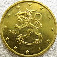 10 Cent Finnland 2001 Euro-Kursmünze - unzirkuliert unc