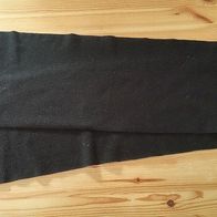 schwarzer Fleece-Schal ca. 140 cm lang und 20 cm breit