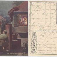 Feldpost Humor 1917 Nr. 3 Die Schleichpatruille Künstler- Postartenreihe