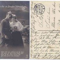 Feldpost Fotokarte 1916 Nr.429/ 6 Es war im Mondes Silberschein