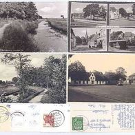 Leck Schleswig 1957-1966 Lot von 4 Karten