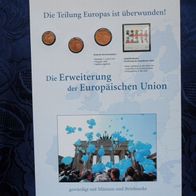 Deutschland BRD 2004 Set mit 1C * 2C * 5C + Briefmarke * auf schönem Schmuckblatt