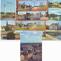 Schwerin Lot von 7 Ansichtskarten