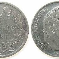 Frankreich 5 Francs 1833W König Louis Philipp (1830-1848)