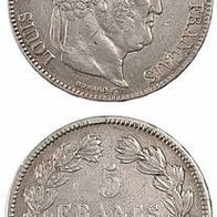 Frankreich 5 Francs 1834 A König Louis Philipp (1830-1848)
