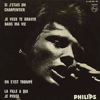 7"HALLYDAY, Johnny · Si J´Etais Un Charpentier (EP RAR 1966)
