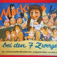 Bilderbuch-Orginal " Mecki bei den sieben Zwergen", Hammerich u. Lesser.50er Jahre.