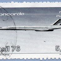 Brasilien 1976 Mi.-1521 gest. - Flugzeuge Concorde (2950)