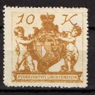 Liechtenstein postfrisch mit Falz/ Rest Michel Nr. 39