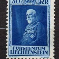 Liechtenstein postfrisch mit Falz/ Rest Michel Nr. 124