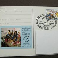 Bund Ganzsache PSo 20 Briefmarken Messe Essen 90 SST Sammler-Service gelaufen