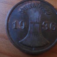 2 Reichspfennig 1936 A