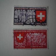 Schweiz Nr 335-36 gestempelt