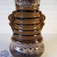 Keramik - Vase , Strehla GDR , 60ger Jahre