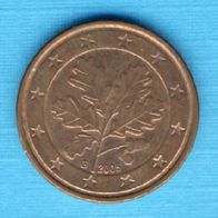 Deutschland 5 Cent 2005 G