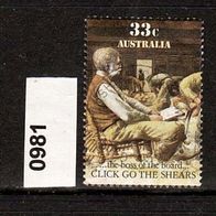Australien Mi. Nr. 979 + 981 + 982 Folklore o <
