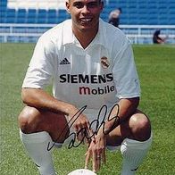Ronaldo SUPER Autogrammfoto Repro RAR aus Privatsammlung - al-