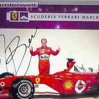 Rubens Barrichello schönes Autogrammfoto Repro aus Privatsammlung - al-