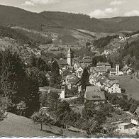 alte AK Bad Peterstal 1962, Blick auf den Ort