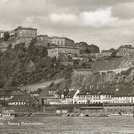 alte AK Koblenz, Festung Ehrenbreitstein, Rheinschiffahrt