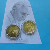 Vatikan 2018 2 Euro aus Kursmünzsatz