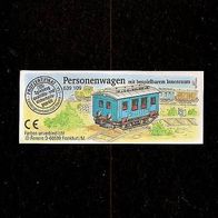 Ü - Ei Beipackzettel Personenwagen 639 109