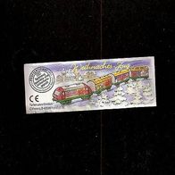 Ü-Ei Beipackzettel Weihnachts - Zug 631 981