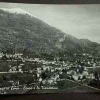 AK Lago di Como Lenno e la Tremezzina Italien 1960 - s/ w gelaufen