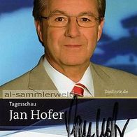 Jan Hofer (Tagesschau) Originalautogramm aus Privatsammlung - al-