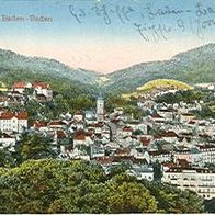 76530 Baden Baden Panorama 1925