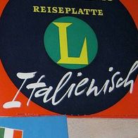 Langenscheidts Reiseplatte Italienisch mit Buch 1959 7" Single