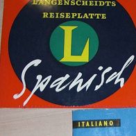 Langenscheidts Reiseplatte Spanisch mit Buch 1959 7" Single