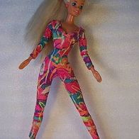 Barbie Puppe - Mattel 1993 , Buntes-Overall