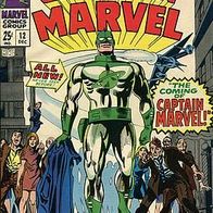 US Marvel Super-Heroes feat. Captain Marvel Nr. 12 v. Dez. 1967