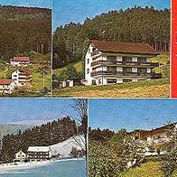 95485 Warmensteinach im Fichtelgebirge Pension Haus Brix 4 Ansichten 1980