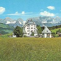 A 6370 Kitzbühel Schloßhotel Münichau gegen wilden Kaiser