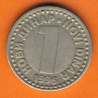 Jugoslawien 1 Dinar 1996