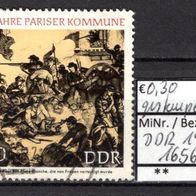 DDR 1971 100 Jahre Pariser Kommune MiNr. 1656 gestempelt