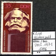 DDR 1971 Einweihung des Karl-Marx-Monuments MiNr. 1706 gestempelt