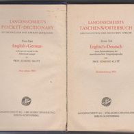 Langenscheidts Taschenwörterbuch Englich-Deutsch von 1951