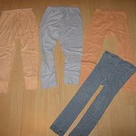 3 x schöne lange Unterhosen Youngster + 1 x Strickleggings Gr. 98/104 Boy&girl (0213)